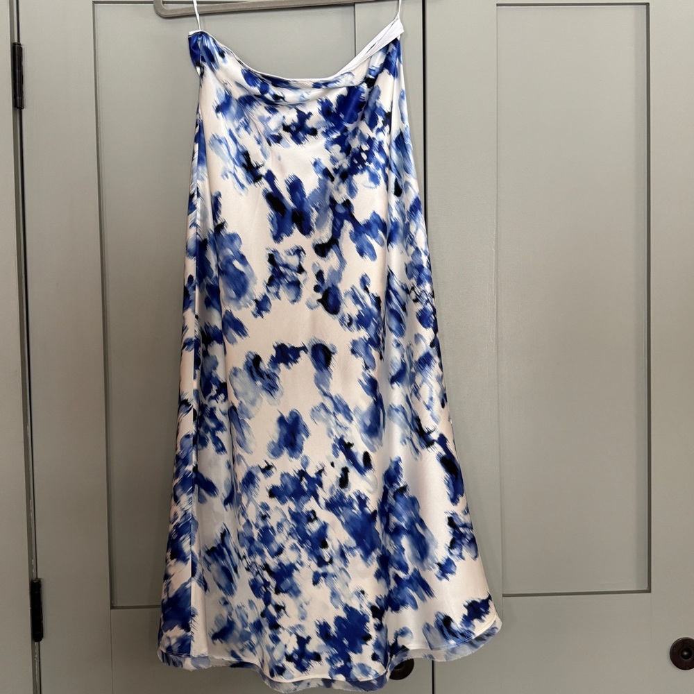 La Ligne Silk Bias Cut Slip Skirt